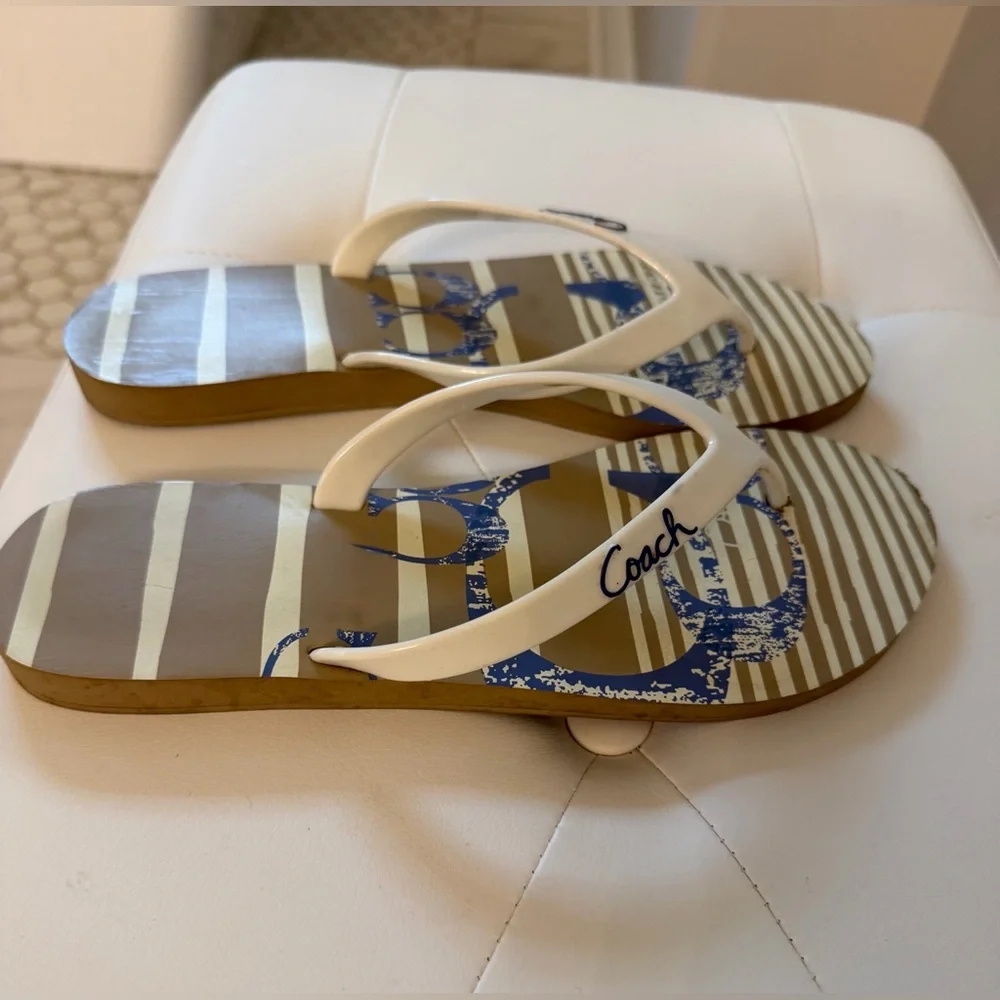 Coach Flip Flops